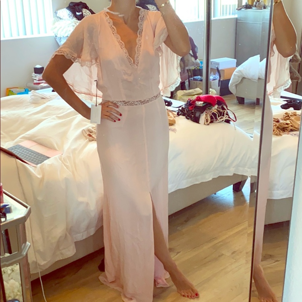 LPA Baby Pink Vintage Inspired Gown